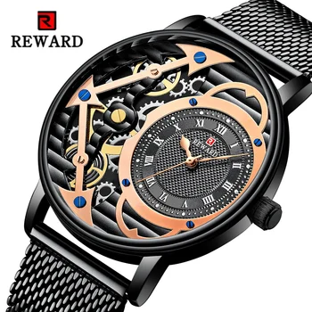 ODMENA Top Luxusné Značky, Chronograf Hombre Reloj Náramkové hodinky pánske WatchWaterproof Nehrdzavejúcej Ocele Relogio Masculino Muž Hodiny