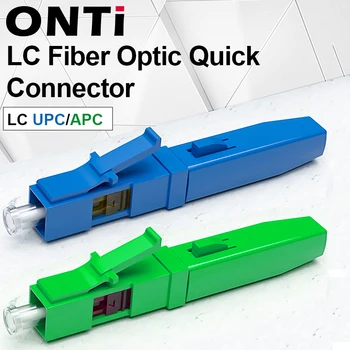 ONTi 10-100ks LC Rýchly Konektor Single-mode Optického Rýchly Konektor LC Vložené Typ FTTH (Fiber Optic Rýchly Konektor