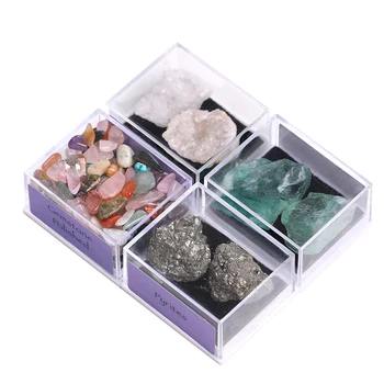 Organický Materiál Crystal Kameň Ametyst Multicolor Unikátny Mix Rudy White Crystal Stĺpec Najlepšie Kamene, Dekorácie Remeslá