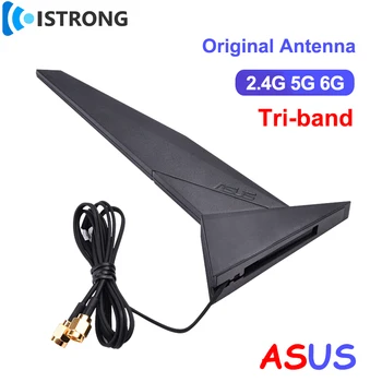 Originál ASUS Wifi 2T2R Antény, Tri-Band 2.4 G 5 G 6 G Booster pre ROG Z390 Z490 X570 B460 B360 PC Doska Router Sieťová Karta