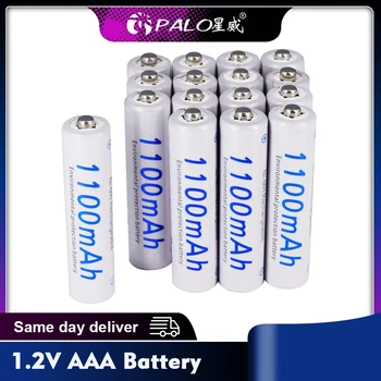 PALO 4-24 ks AAA Nabíjateľné Batérie AAA Batérie 1.2 V Ni-MH 3A Batérie 1100mAh nimh Batérie baterka Batérie Pre Hračky