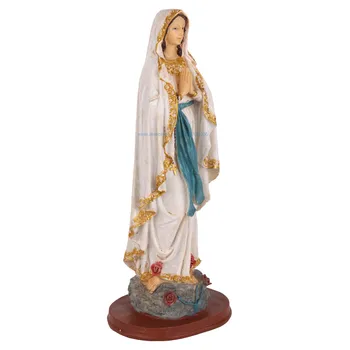 Panna Mária Požehnala Modlí Madonna Socha panny Márie z Lourdes Obrázok Náboženské Katolíckej Suveníry, Darčekové 30 cm 11.8 palcový NOVÉ
