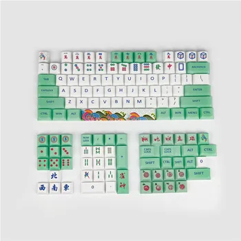 PBT Keycaps Cherry Profil Špecifické Mahjong keycap 116 Kľúče 2U 1.75 U Shift PBT Keycap Pre Mechanické Klávesnice 60 61 64 87 96 108