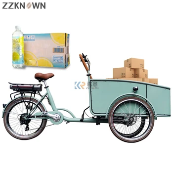 Pedál Nové Dospelých Trojkolky Turistiku Skladací Elektrický Cargo Bicykli Tandem Bicyklov Zadnej Strane Cyklistické Úložný Košík