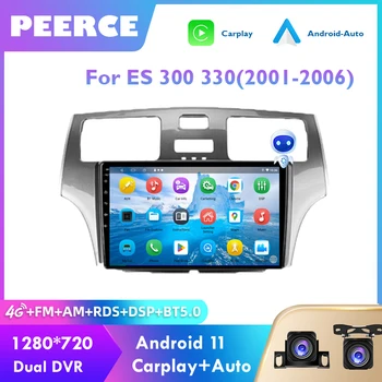 PEERCE A18 PRO Pre Lexus ES300 ES 300 ES330 XV30 ES 330 2001 - 2006 autorádia CarPlay Android Auto GPS Stereo 2Din DVD