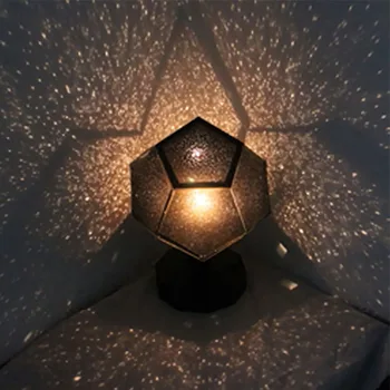 Planetárium Star Polygonálnym Projektor Nočnej Oblohe Lampa LED Projekcia Svetlo Nebeské Hviezdy Astro Vesmíru Nočné Svetlo Domáce Dekorácie