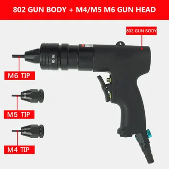Pneumatické Slepý Nit Zbraň Vzduchu Riveter-Profesionálne Pop Pneumatické Nitovacie Pištole Nit Nástroj M4 M5 M6 M8 M10 M12