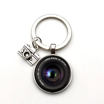 Populárne Keychain Fotoaparát Prívesok s SLR Objektív Fotografa SLR Nadšenec Keychain Osobnosti Šperky Darček Medzi Priateľov