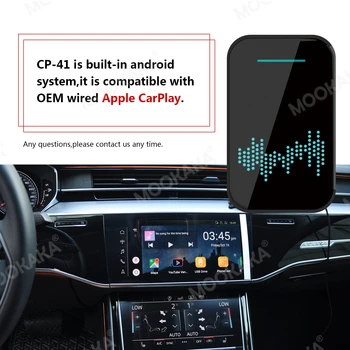 Pre Apple Carplay AI Okno Systém Android, Auto Multimediálny Prehrávač Video 4+32 GB Bezdrôtová Zrkadlo Odkaz Auto Rádio Upgrade Wifi, BT