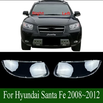 Pre Hyundai Santa Fe 2008~2012 Svetlometov Kryt Transparentné Tienidlo Svetlomet Shell Plexisklo Nahradiť Pôvodný Objektív
