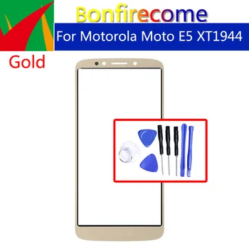 Pre Motorola Moto E5 XT1944 Dotykový Displej Predný Panel Sklo Objektívu LCD Vonkajšieho Skla 5.7
