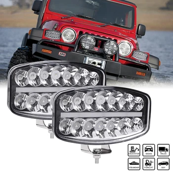 Pre Truck Auto, SUV Loď Moto vysokozdvižný Vozík Svetlo Bar/Pracovné Svetlo 12V/24V LED Svetlomety Hmlové svetlo Mieste Povodní Combo Worklight