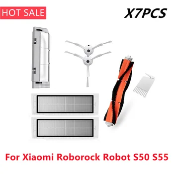 Pre Xiao Roborock Robot S50 S55 Vysávač Náhradných Dielov Stavebnice Mop Utierky Vlhké Zberného filter Side Brush Roll Kefa Nádrž na Vodu