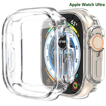 Puzdro pre Apple hodinky Ultra 49 mm, Séria 8 7 SE 6 5 4 3 45MM 41MM 44 MM 40 MM HD Screen Protector Kryt Apple Hodinky Príslušenstvo