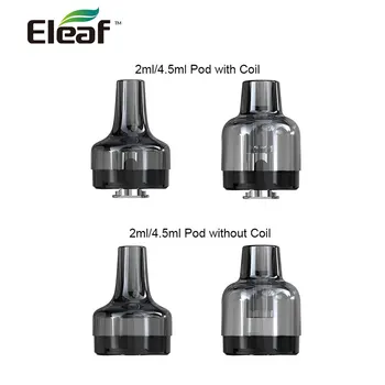 Pôvodné Eleaf GTL Pod Cartridge vhodný pre Eleaf GTL Pod Tank, Eleaf iSolo R Eleaf iStick T80 4.5 ml/2ml Kapacita E-Cigareta Vape