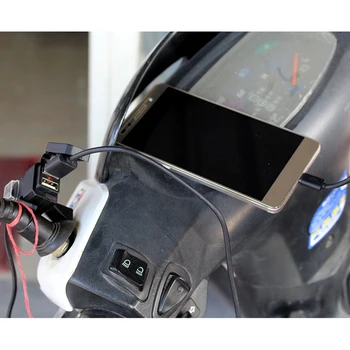 QC3.0 Motocykel Duálny USB Nabíjačka, Nepremokavé Rýchlu Nabíjačku Autocycle USB Adaptér Zásuvky Motocyklové Príslušenstvo
