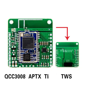 QCC3031 TWS Audio Auto Bluetooth-Kompatibilného Prijímača Rada APTXLL Lossless Hudby Hifi Bluetooth-Kompatibilné 5.0 Prijímač Rady
