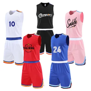 Quick-dry Mužov College Basketbalové Dresy Uniformy Športové Súpravy Oblečenie Mládež Basketbal Jersey Sady Dresov Šortky Vyhovovali Vlastné