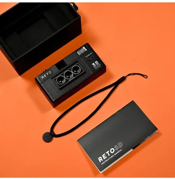 RETO 3D Fotoaparát na Film 135 Film Reto3d Stereoskopické kompaktný Fotoaparát s Bleskom Non-jednorázový Fotoaparát na Film