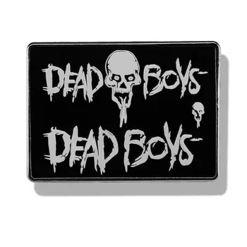 Rocková Skupina Dead Boys Skull Logo Brošňa Smalt Pin Brošne Kovové Odznaky Preklopke Kolíky Denim Jacket Šperky, Doplnky, Darčeky