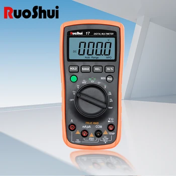 RuoShui Značky Digitálny Multimeter Voltmeter Inteligentné Elektrické Tester Opatrenia Napätie Prúd Odpor Kontinuity 1000V 10A