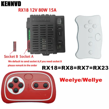 RX18 RX8 Wellye detské Elektrické Vozidlo 2.4 G Bluetooth Diaľkové Ovládanie, Weelye Jazda na Hračky Radič s Hladký Štart Funkcia