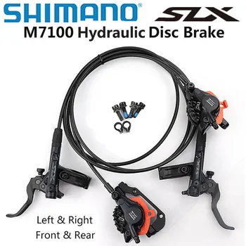 Shimano SLX M7120 4 piestové M7100 2 piestové Hydraulické Kotúčové Brzdy Nastaviť pre Horský Bicykel MTB Brzdy 800/900/1500/1600mm Vľavo a Vpravo