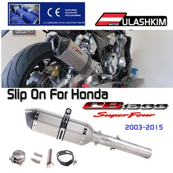 Slip Na Honda Výfukových CB1300 CB 1300 Blízky Kontakt Rúry 2003 Do roku 2015 Motocykel Výfukových Šál Uniknúť s DB-Vrah