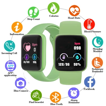 Smart Hodinky pánske Krvný Tlak Detekcie Náramok Dámy Nosenie Digitálneho Fitness Športové Hodinky Vhodné Pre IOS A Android Telefóny