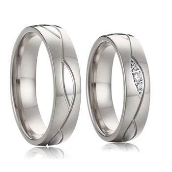 snubné prstene pre páry, milenci aliancie výročie mužov strieborné prstene pre ženy 925 sterling nehrdzavejúcej ocele, šperky