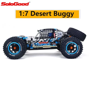 SoloGood 1/7 rozsahu 4WD Striedavé Desert Buggy RC Auto Pripravený Ísť RTF 80km/h Vysokej Rýchlosti, Diaľkové Ovládanie Striedavé Off-Road