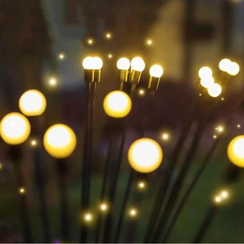 Solárne LED osvetlenie Vonkajšie Záhradné Osvetlenie, Ohňostroj Firefly Kymácející Svetlo Krajiny Osvetlenie na Dvore Cesty, Trávnik, Záhradné Dekorácie