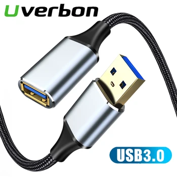 USB 3.0 Predlžovací Kábel Mužov a Žien Vysoko-rýchlostný Prenos Dátový Kábel Pre PC, Notebooky a USB 3.0 2.0 Kábel Extender Kábel 1M/2M