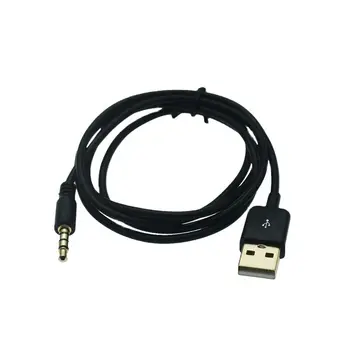 USB na 3,5 mm Muž Audio Kábel USB A 3 5 Jack AUX Adaptér Drôt Slúchadlá Reproduktor Stolné PC, TV Auto Stereo Pomocné Audio Line