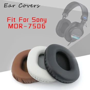 Ušné Kryty mušle slúchadiel Sony MDR 7506 MDR-7506 Slúchadlá Náhradné Ušné mušle slúchadiel-vankúše