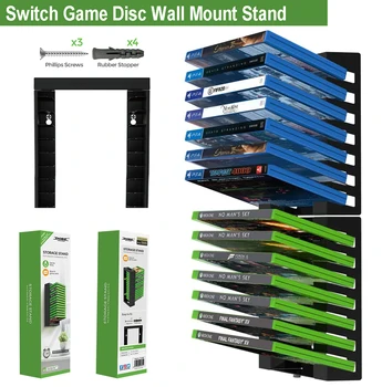 Video Hry, Karty Prípade Skladovania Wall Mount 14 Ks Disky Držiteľ Organizátor Kompatibilný pre Xbox Jeden/360Playstation4,nintendo Prepínač
