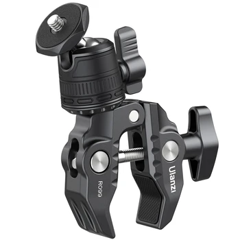 VIJIM Ulanzi R099 Super Svorka S 360° Mini Loptu Hlavou Magic Arm Klip 1/4 dierou pre DSLR Kamery GoPro Monitor LED Svetlo Mic