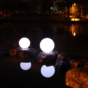 Vodotesný LED Záhrada Loptu Svetlo RGB Podvodné IP68 Vonkajšie Vianočné Svadobné Party Trávnik Lampy Bazén Plávajúce