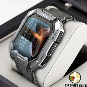 Vonkajšie militar 5ATM Vodotesné hodinky Bluetooth Smartwatch Sport Pre Mužov sledovať 2022 nové hodiny Pre xiao realme huawei telefón