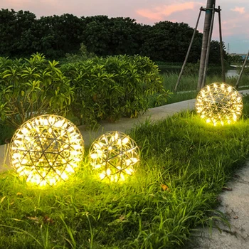 Vonkajšie záhradné svetlo záhrada luster nepremokavé villa trávnik svetlo vonkajšie záhradné atmosféru svetla tvorivé LED spark light