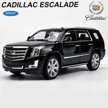 Well 1:36 Cadillac Escalade SUV Zliatiny Modelu Auta Diecasts Kovové Hračky Vytiahnuť Späť Model Auta, Simulácia Zbierka Dieťa Dary