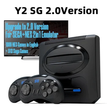 Y2-SG2.0 16-bitové Retro Bezdrôtový Sega Stick Pre Sega Mega Drive 2 Postavená v roku 1913 Klasické Hry Pre Sega NES Herné Konzoly Pre HDTV