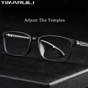 YIMARUILI Ultra-light Módne Okuliare Ženy Päť-Nastavenie rýchlosti TR90 Oquare Optické Orescription Okuliare, Rám Mužov 5106