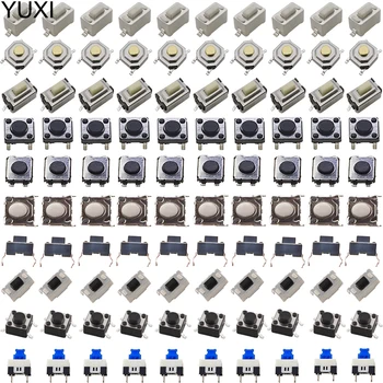 YUXI 10PCS 10 Typov Dotykové Tlačidlo Dotknite sa Prepnúť Vzdialené Tlačidlá Tlačidlo Microswitch DIY Nástroj Príslušenstvo