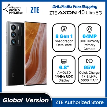 ZTE Axon 40 Ultra 5G Smartphone DHL/FedEx Doprava Zadarmo 5G SmartPhone 6.8
