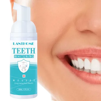Zubná pasta Whitening Pena Prírodné Ústa Umyť Mousse, Bielenie Zubov, Pena zubná pasta Ústnej Hygieny Dych Zubné Nástroj 50ml
