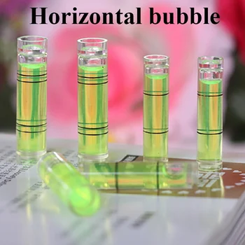 （50pcs）8x23mm vodováhy Bublina Označené Povrchu Mini okrúhla Bublina Bullseye Bubble Level Vysokej Presnosti Horizontálnej Perličiek