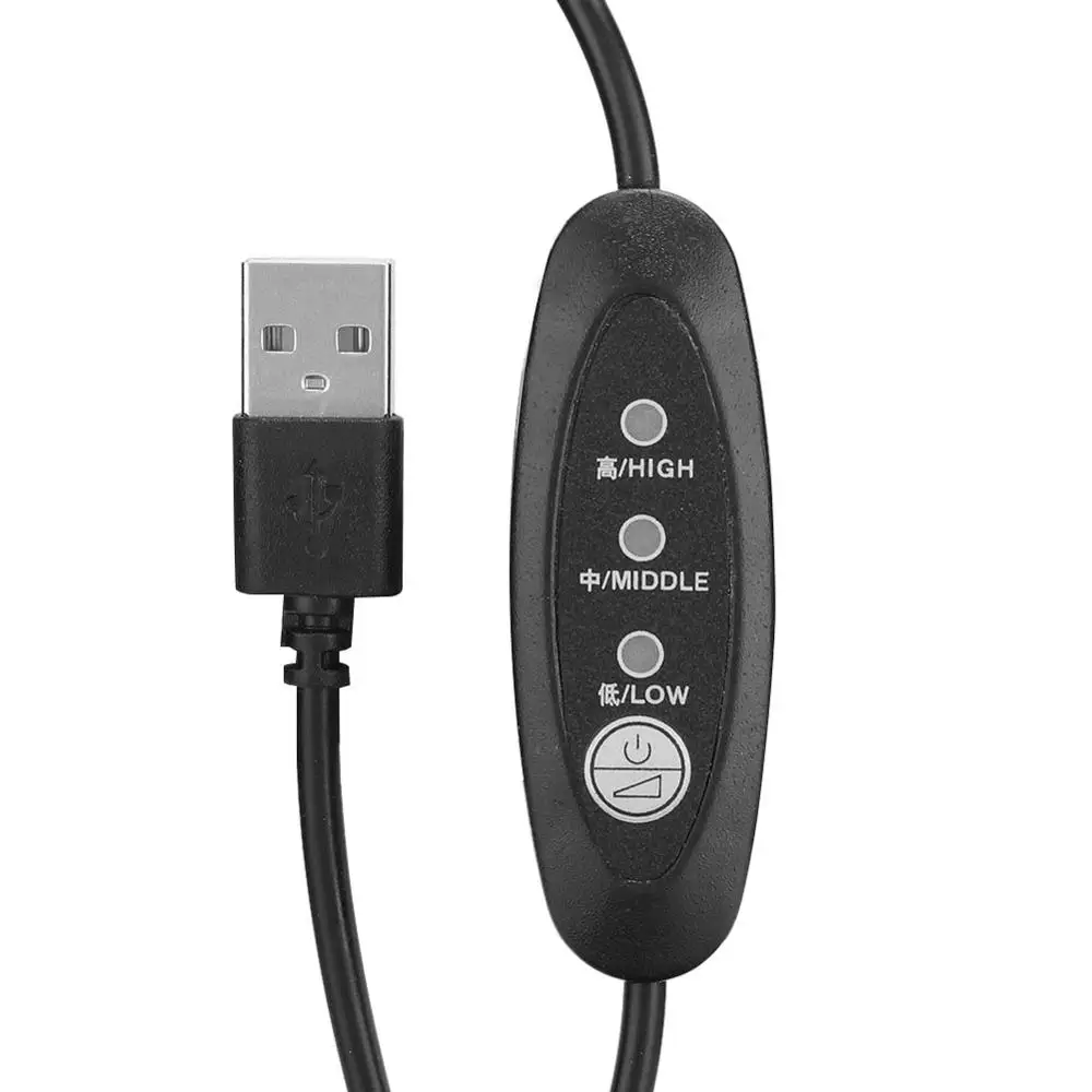 Nastaviteľné Tri rýchlostné USB Samostatne Kúrenie Krku Teplý Chránič Prenosné Elektrické Turmalín Krku Kúrenie Pad Tkaninou, Magnetické Umývateľný Obrázok 3