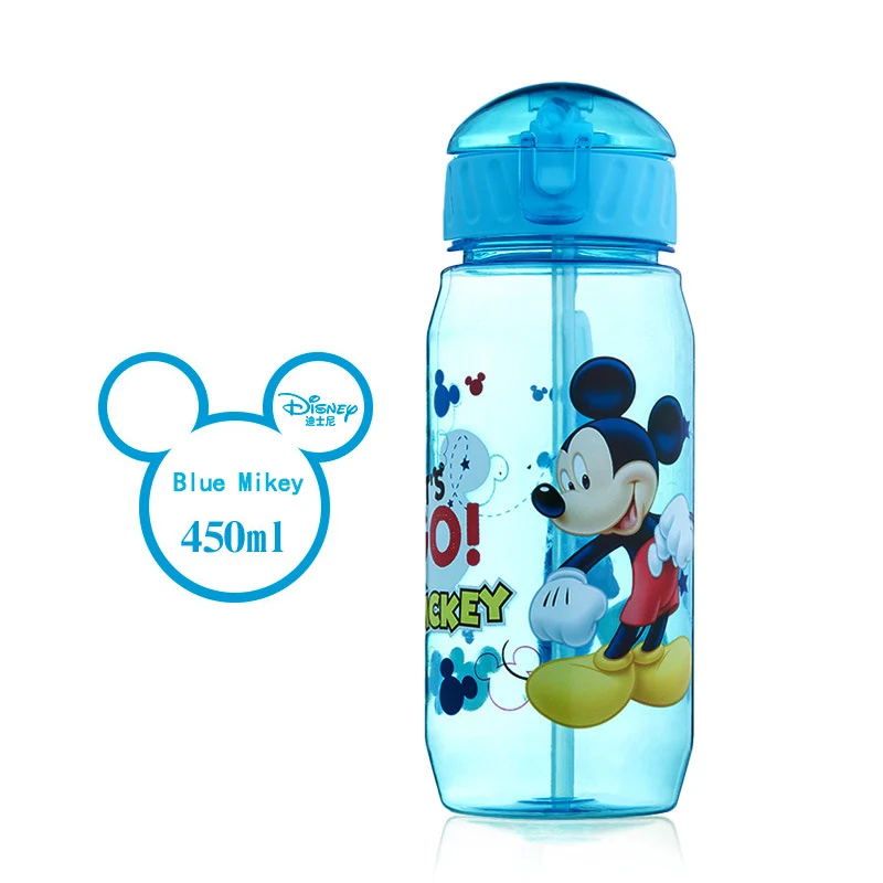 Disney Slamy Pohár Marvel Kapitán Mikey Minnie Mouse Sofia Childen Cartoon pitná Voda Cup Fľašu Chlapec Dievča Darček 450ML Obrázok 2