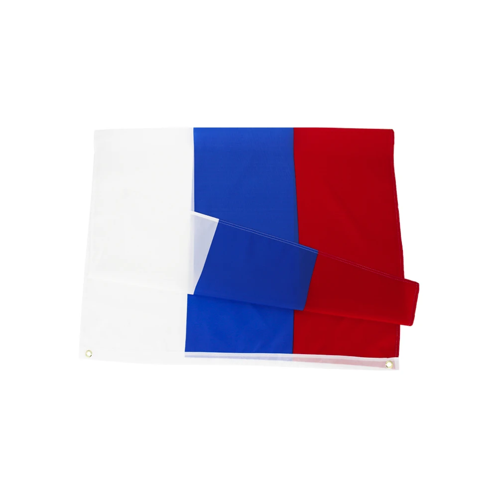 johnin 90x150cm biela modrá červená ruskej Federácie rus ru rusko vlajka Obrázok 2